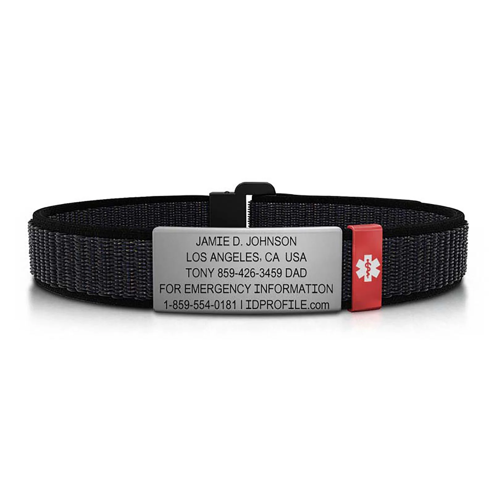 Nylon Loop Medical ID - ML - With iD Profile - Image 7
